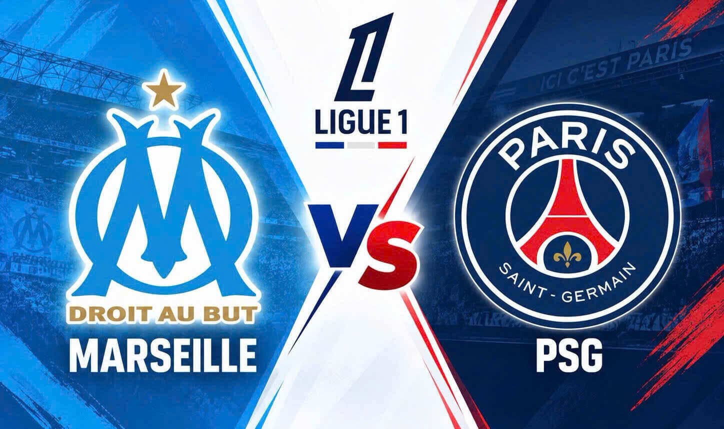 Marseille vs PSG tại Ligue 1